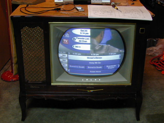 Rca Model Ctc 7 Color Television 1958